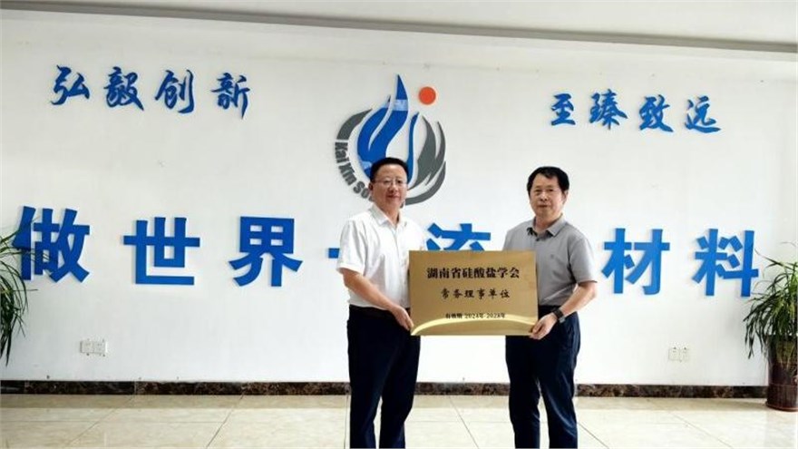 Hunan Ceramics Society awarded Kaixin Technology as an executive director unit